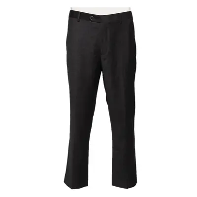 Balmain Charcoal Grey Wool Super 100's Pants 4XL