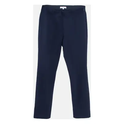 Vince Navy Blue Jersey Stitch Front Seam Ponte Leggings