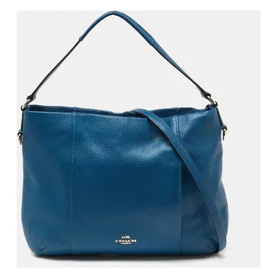 Coach Blue Leather Isabelle East West Hobo