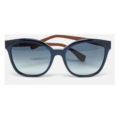 Fendi Bicolor/Blue Gradient FF0043/S Cat-Eye Sunglasses