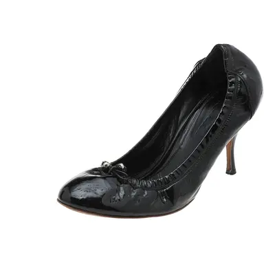 Alexander McQueen Black Patent Leather Pumps Size