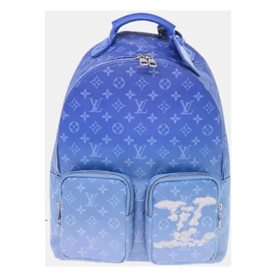 Louis Vuitton Blue Multipocket Backpack Limited Edition Monogram Clouds backpack bag