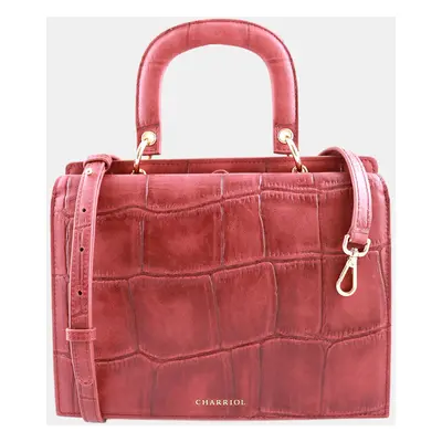 Charriol Bordeaux Leather Passion Handbag