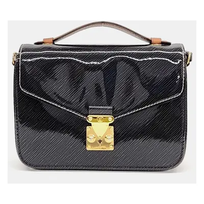 Louis Vuitton Black Shiny Epi Leather Mini Pochette Metis Shoulder Bag