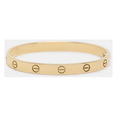 Cartier Love 18K Yellow Gold Bracelet