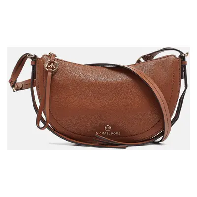 Michael Kors Brown Leather Camden Shoulder Bag