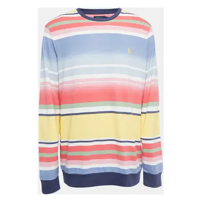 Polo Ralph Lauren Multicolor Striped Cotton Knit Long Sleeve T-Shirt