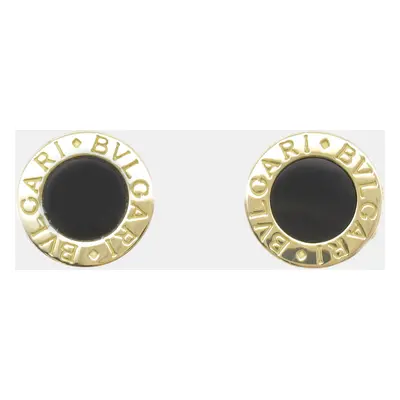 Bvlgari Onyx 18k White Gold White Gold Earrings Black Metal