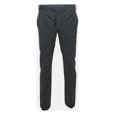 Giorgio Armani Black Wool Tailored Pants