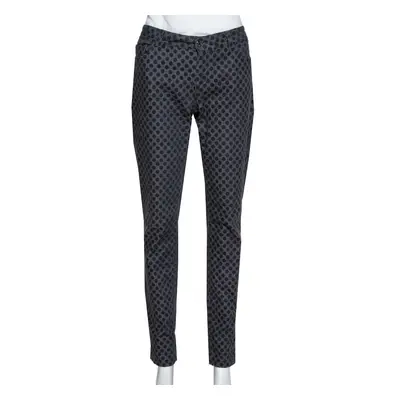 Dolce & Gabbana Grey Polka Dot Denim Skinny Jeans