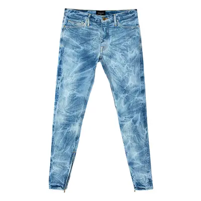 Fear Of God Indigo Acid Washed Denim Slim Fit Selvedge Jeans