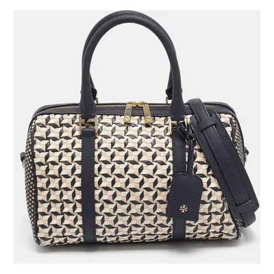 Tory Burch Multicolor Woven Leather Doreen Satchel