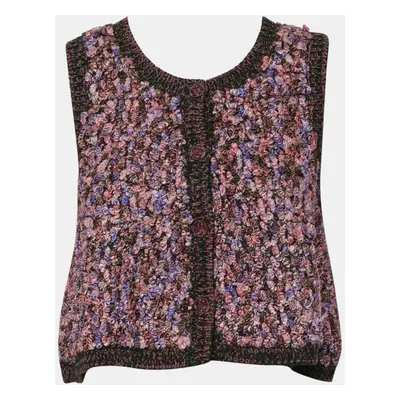 Chanel Knitted Embellished Buttons Vest