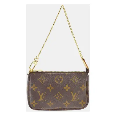 Louis Vuitton Monogram Mini Pochette Accessoires Handbag