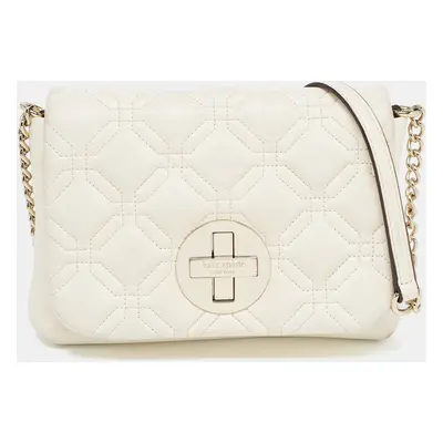 Kate Spade Off White Leather Astor Court Naomi Crossbody Bag