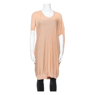 Alexander McQueen Beige Draped Knit Asymmetric Top