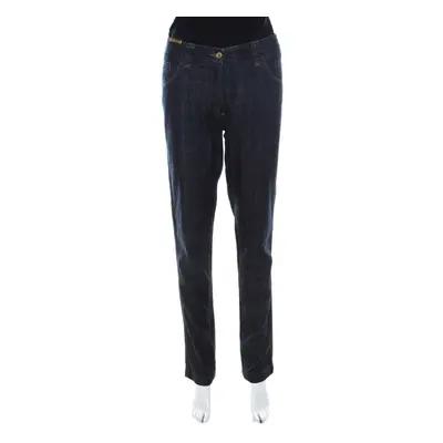 Dolce & Gabbana Indigo Dark Wash Denim Tapered Jeans