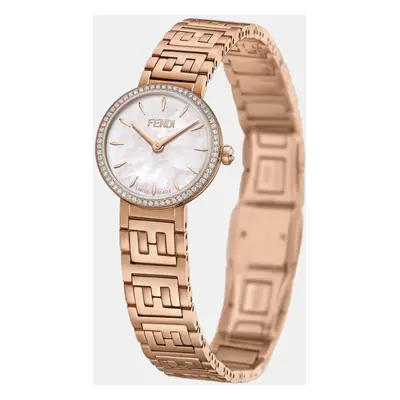 Fendi Rosegold steel Watch