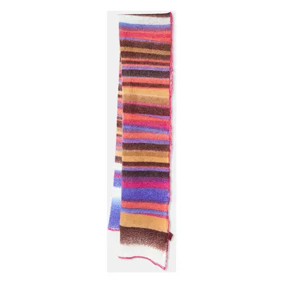 Missoni Multicolor Striped Mohair Blend Knit Stole