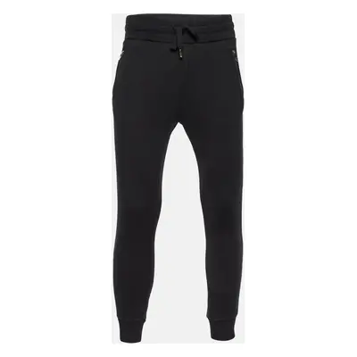 Dolce & Gabbana Black Cotton Jogger Pants