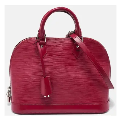 Louis Vuitton Fuchsia Epi Leather Alma PM Bag