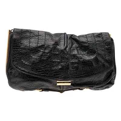 Jimmy Choo Black Leather Ayse Shoulder Bag