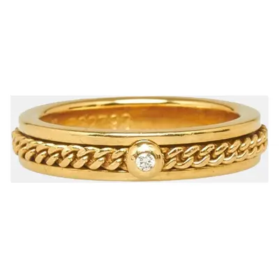 Piaget 18K Yellow Gold and Diamond Possession Band Ring EU