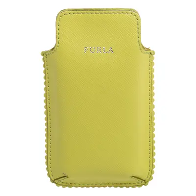 Furla Lime Green Leather Phone Case