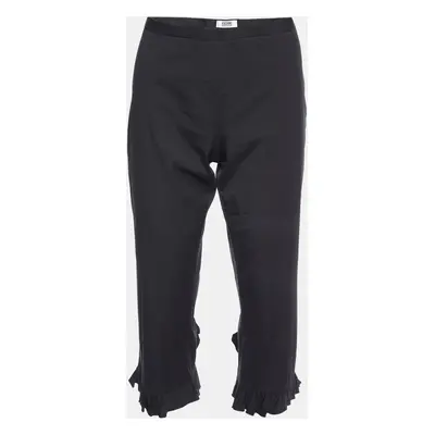 Moschino Cheap and Chic Black Cotton Capri Pants