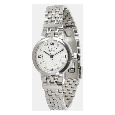 Tudor Silver Stainless Steel Claire De Rose Automatic Women's Wristwatch mm