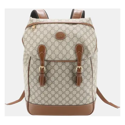 Gucci Gg Supreme Interlocking G Medium Backpack