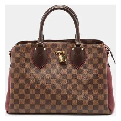 Louis Vuitton Bordeaux Damier Ebene Canvas and Leather Normandy Bag