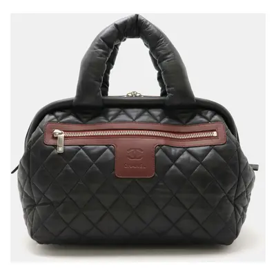 Chanel Black Quilted Leather Handbag