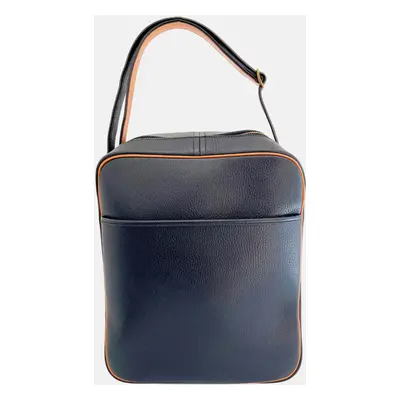 Hermes Ardennes Black Leather Victoria Shoulder Bag