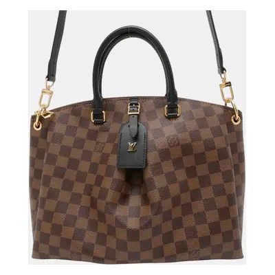 Louis Vuitton Black Damier Ebene Odeon MM Tote Bag