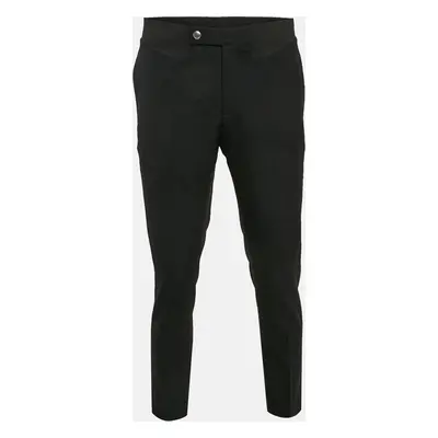 Dior Homme Black Wool Formal Trousers