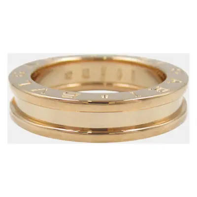 Bvlgari 18K Rose Gold B.Zero1 Band Ring EU