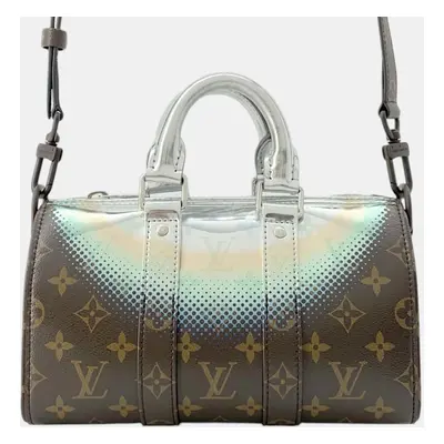 Louis Vuitton Monogram Metallic Nebula Keepall Bandouliere Handbag