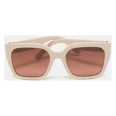 Dior Pink Montaigne S8U Square Sunglasses