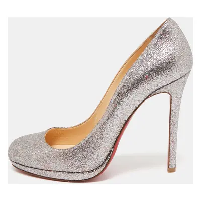 Christian Louboutin Metallic Glitter Bianca Pumps Size 39.5