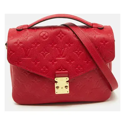 Louis Vuitton Cherry Monogram Empreinte Leather Pochette Metis Shoulder Bag