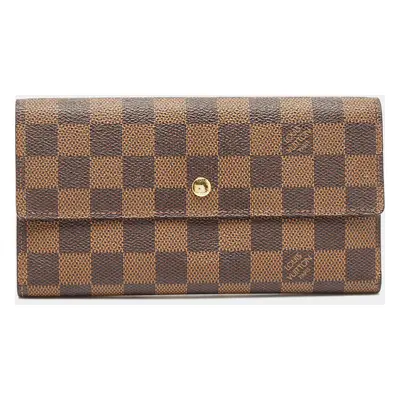 Louis Vuitton Damier Ebene Canvas Porte Tresor International Wallet