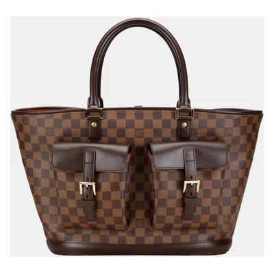 Louis Vuitton Brown Damier Ebene Manosque GM