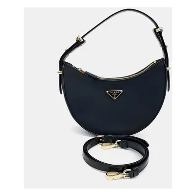 Prada Black Fabric Arque Small Shoulder Bag