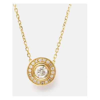 Cartier 18K Rose Gold and Diamond Halo D'amour Pendant Necklace