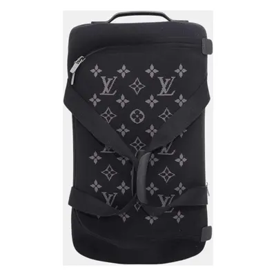 Louis Vuitton Noir Monogram Eclipse Knit Horizon Soft Carry bag