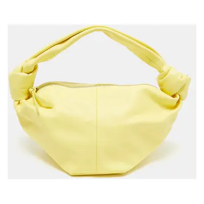 Bottega Veneta Yellow Leather Mini Double Knot Bag