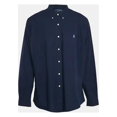 Polo Ralph Lauren Blue Stretch Cotton Long Sleeve Shirt