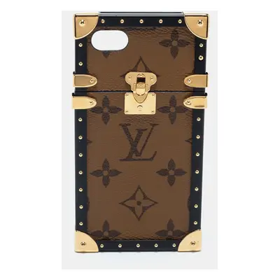 Louis Vuitton Monogram Reverse Canvas Eye Trunk iPhone Case