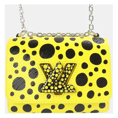 Louis Vuitton Yellow Leather Epi Twist Pm Painted Dots Bag